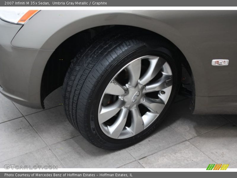Umbria Gray Metallic / Graphite 2007 Infiniti M 35x Sedan