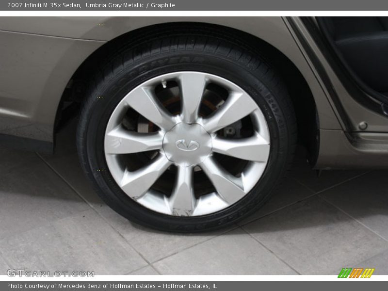 Umbria Gray Metallic / Graphite 2007 Infiniti M 35x Sedan