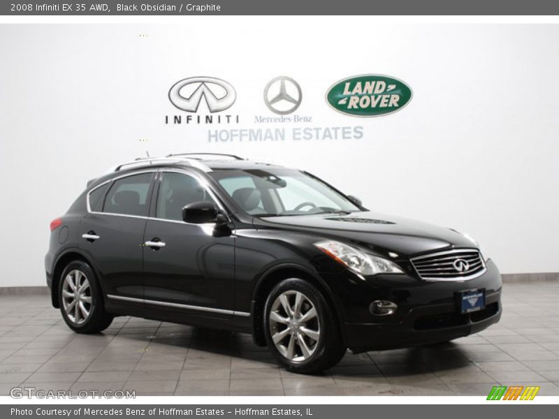 Black Obsidian / Graphite 2008 Infiniti EX 35 AWD