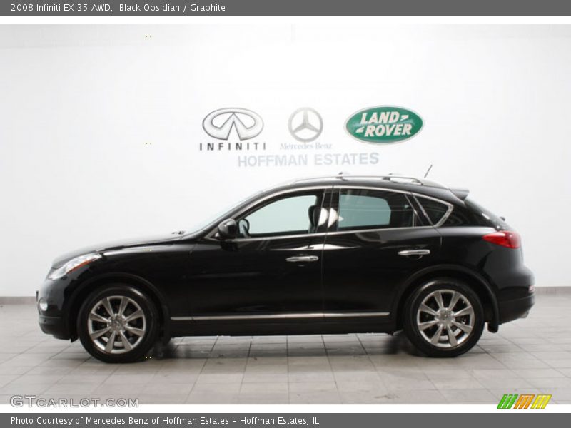 Black Obsidian / Graphite 2008 Infiniti EX 35 AWD