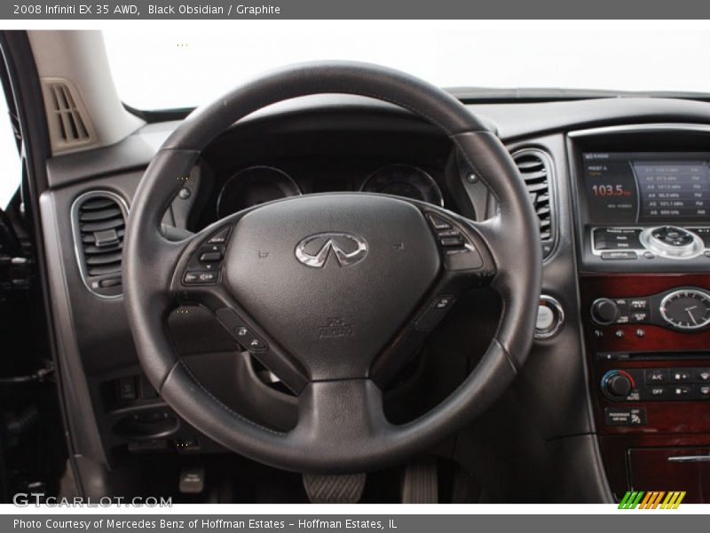 Black Obsidian / Graphite 2008 Infiniti EX 35 AWD