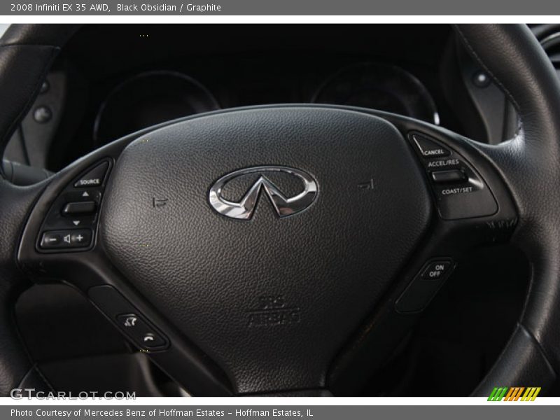 Black Obsidian / Graphite 2008 Infiniti EX 35 AWD