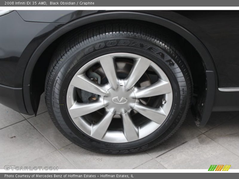 Black Obsidian / Graphite 2008 Infiniti EX 35 AWD