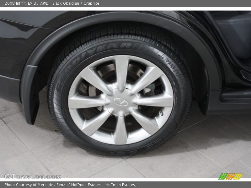 Black Obsidian / Graphite 2008 Infiniti EX 35 AWD