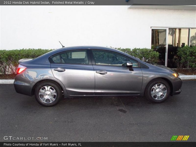 Polished Metal Metallic / Gray 2012 Honda Civic Hybrid Sedan