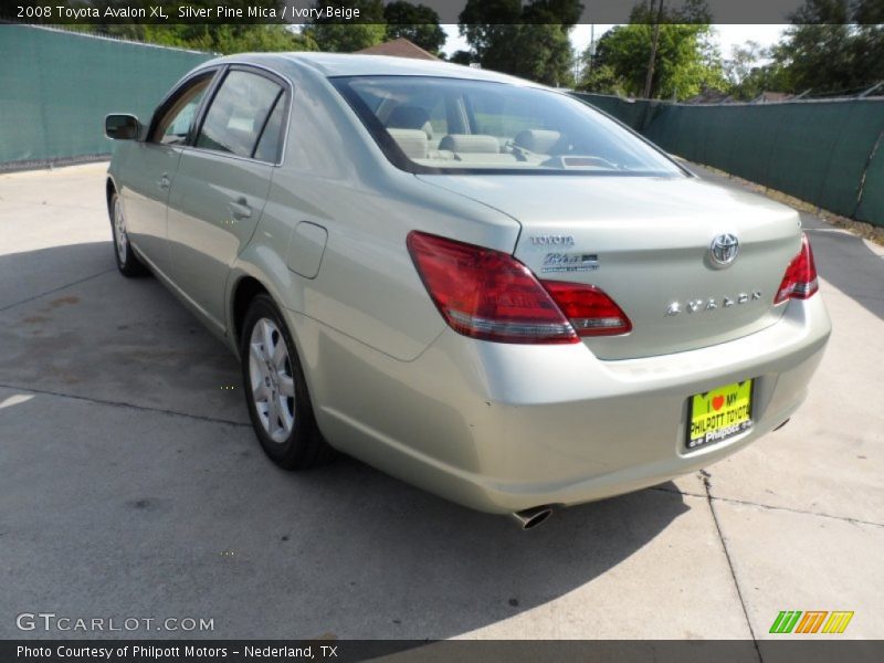 Silver Pine Mica / Ivory Beige 2008 Toyota Avalon XL