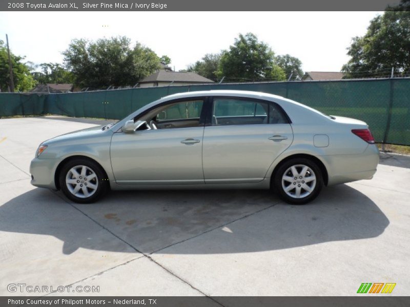 Silver Pine Mica / Ivory Beige 2008 Toyota Avalon XL