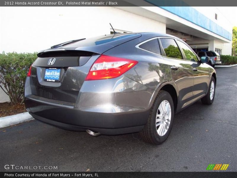 Polished Metal Metallic / Black 2012 Honda Accord Crosstour EX