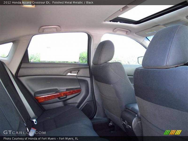 Polished Metal Metallic / Black 2012 Honda Accord Crosstour EX