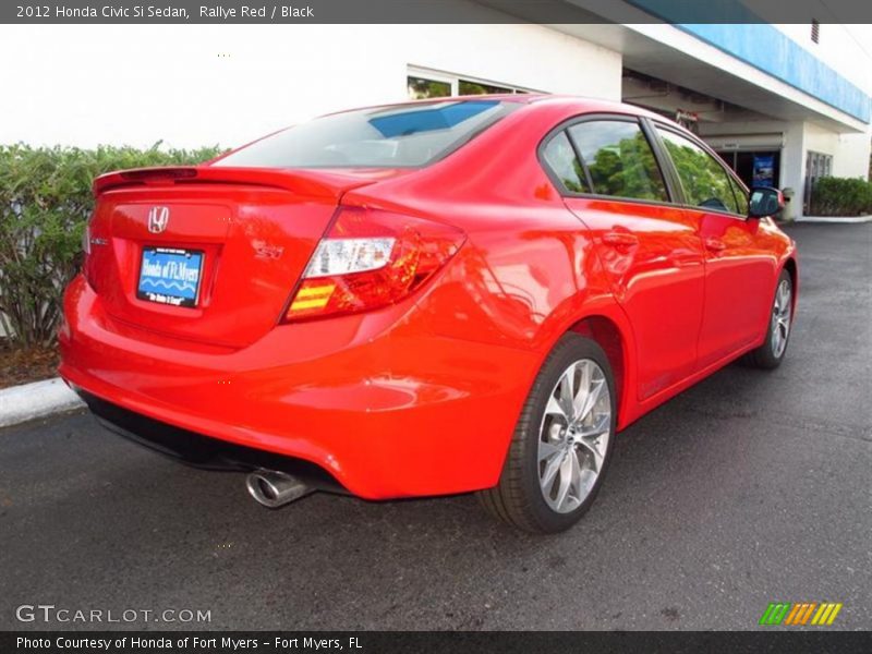 Rallye Red / Black 2012 Honda Civic Si Sedan