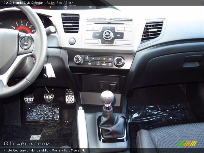 Rallye Red / Black 2012 Honda Civic Si Sedan