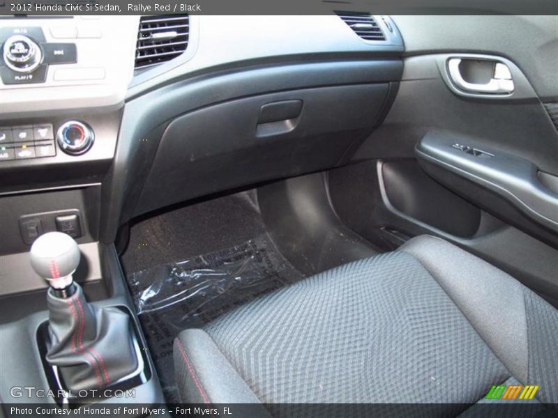 Rallye Red / Black 2012 Honda Civic Si Sedan