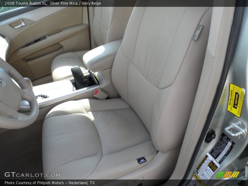 Silver Pine Mica / Ivory Beige 2008 Toyota Avalon XL