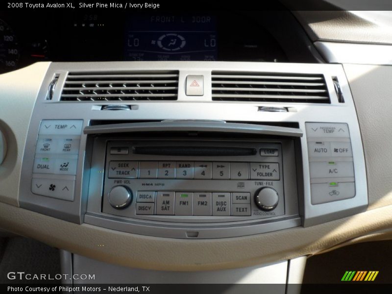 Silver Pine Mica / Ivory Beige 2008 Toyota Avalon XL