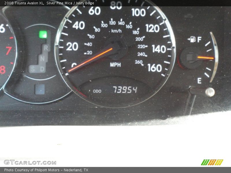 Silver Pine Mica / Ivory Beige 2008 Toyota Avalon XL