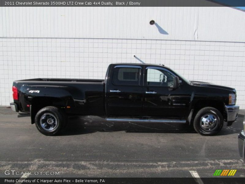 Black / Ebony 2011 Chevrolet Silverado 3500HD LTZ Crew Cab 4x4 Dually