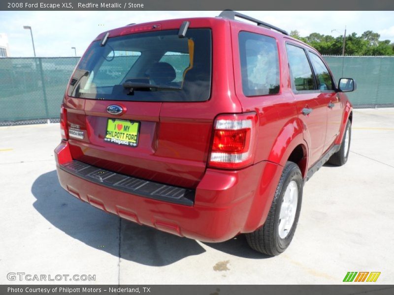 Redfire Metallic / Stone 2008 Ford Escape XLS