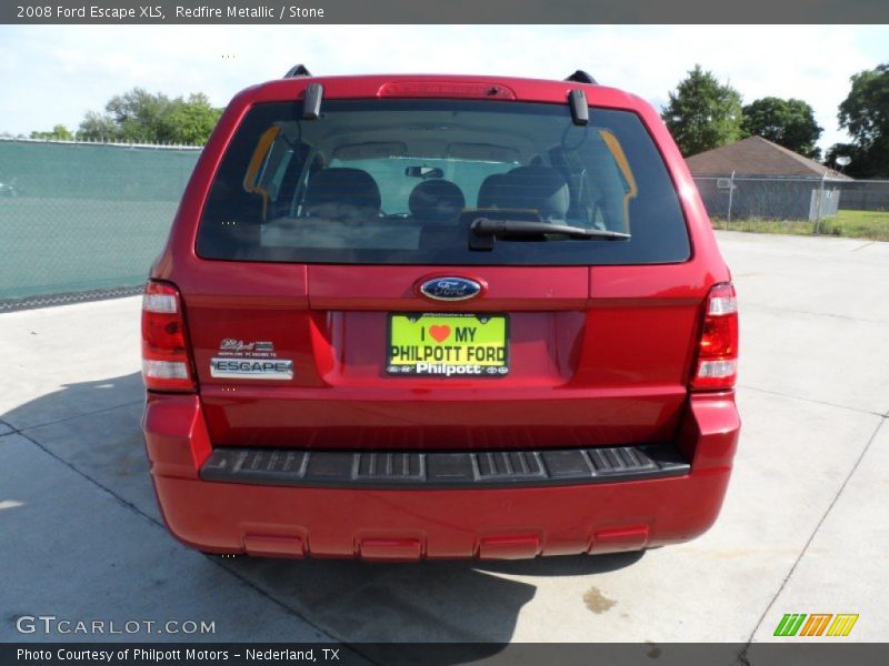 Redfire Metallic / Stone 2008 Ford Escape XLS