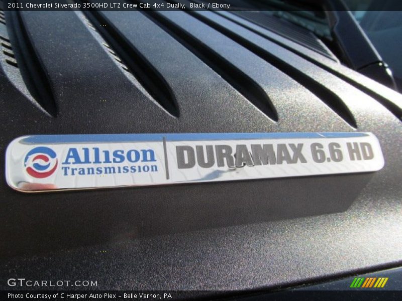 Black / Ebony 2011 Chevrolet Silverado 3500HD LTZ Crew Cab 4x4 Dually