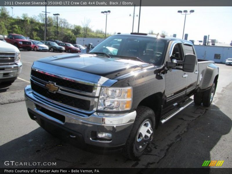 Black / Ebony 2011 Chevrolet Silverado 3500HD LTZ Crew Cab 4x4 Dually