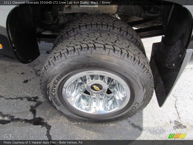 Black / Ebony 2011 Chevrolet Silverado 3500HD LTZ Crew Cab 4x4 Dually
