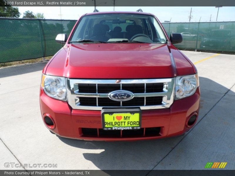 Redfire Metallic / Stone 2008 Ford Escape XLS