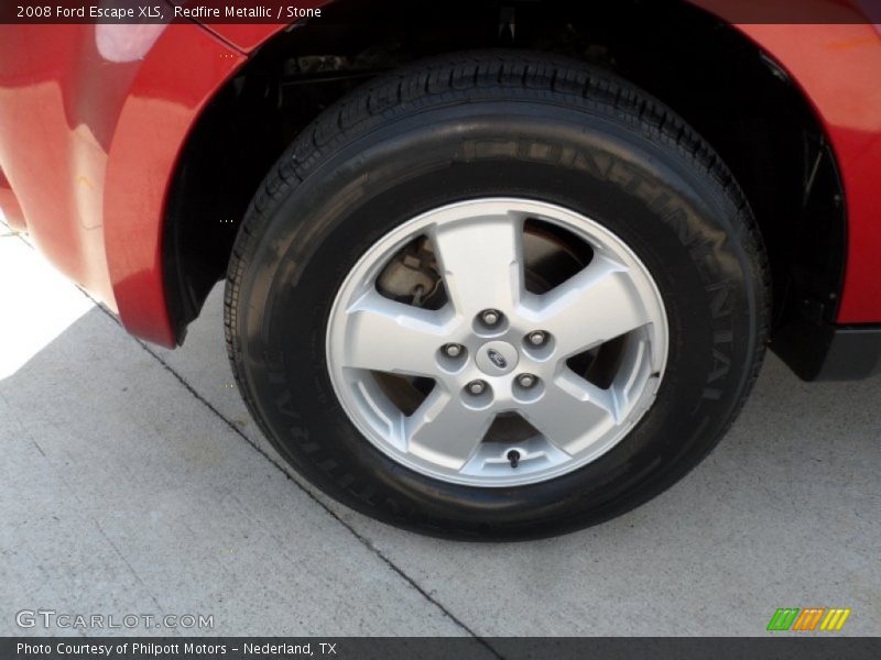 Redfire Metallic / Stone 2008 Ford Escape XLS