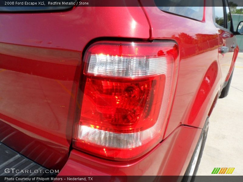 Redfire Metallic / Stone 2008 Ford Escape XLS