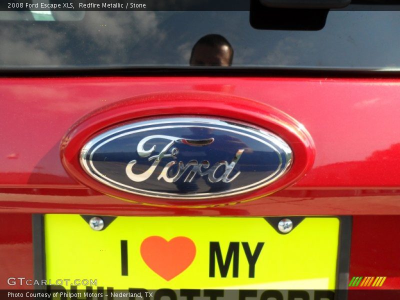 Redfire Metallic / Stone 2008 Ford Escape XLS
