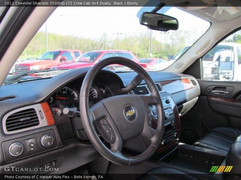 Black / Ebony 2011 Chevrolet Silverado 3500HD LTZ Crew Cab 4x4 Dually
