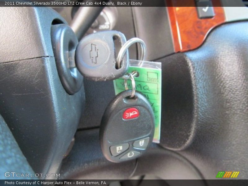 Black / Ebony 2011 Chevrolet Silverado 3500HD LTZ Crew Cab 4x4 Dually