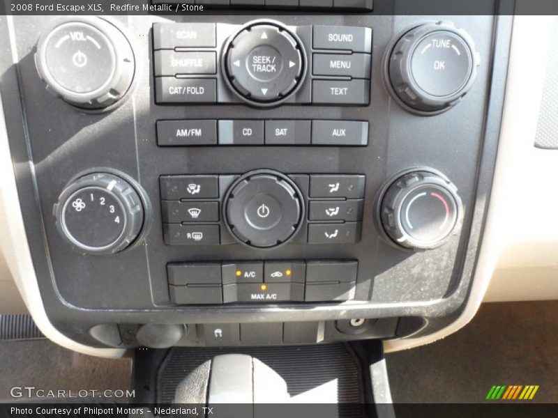 Redfire Metallic / Stone 2008 Ford Escape XLS