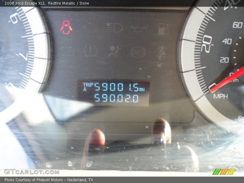 Redfire Metallic / Stone 2008 Ford Escape XLS