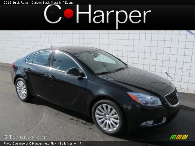 Carbon Black Metallic / Ebony 2012 Buick Regal
