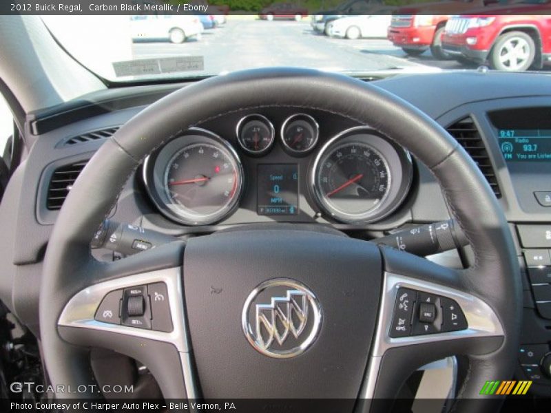 Carbon Black Metallic / Ebony 2012 Buick Regal