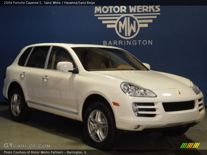 Sand White / Havanna/Sand Beige 2009 Porsche Cayenne S