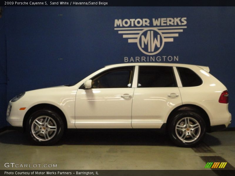 Sand White / Havanna/Sand Beige 2009 Porsche Cayenne S