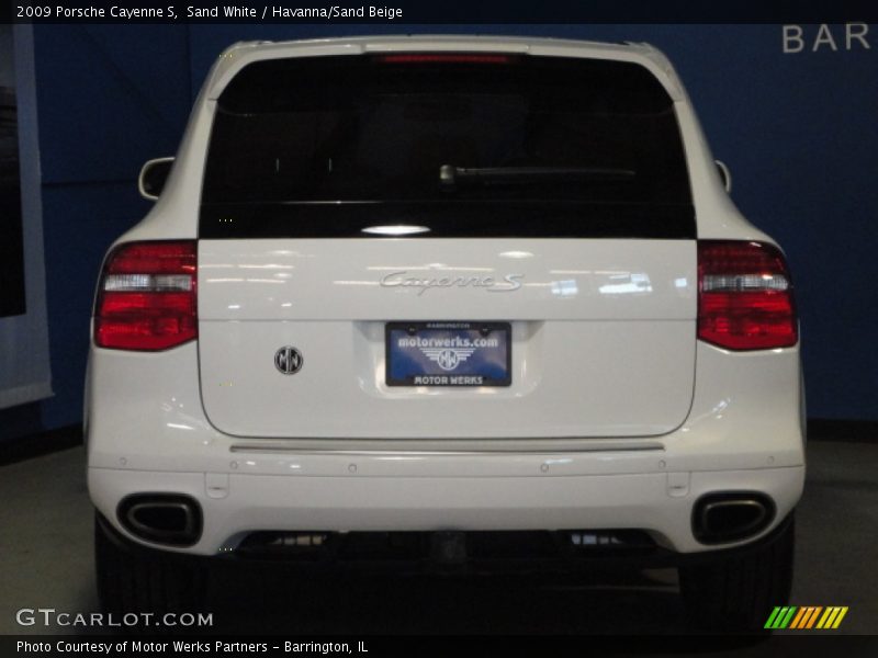 Sand White / Havanna/Sand Beige 2009 Porsche Cayenne S