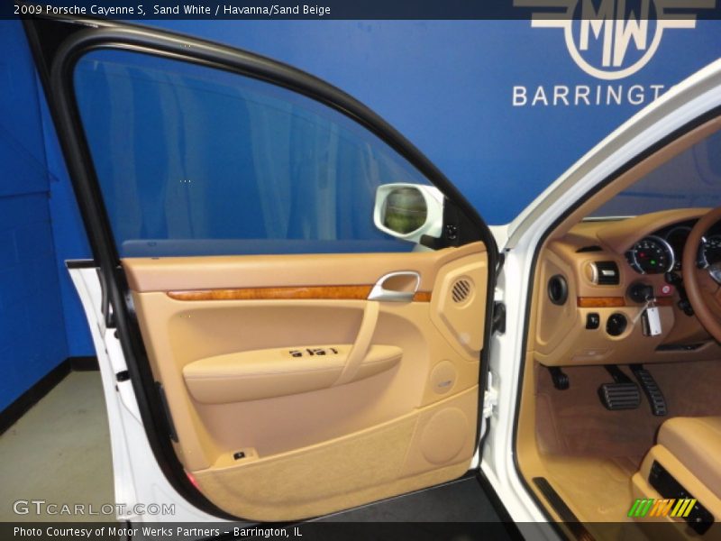 Sand White / Havanna/Sand Beige 2009 Porsche Cayenne S