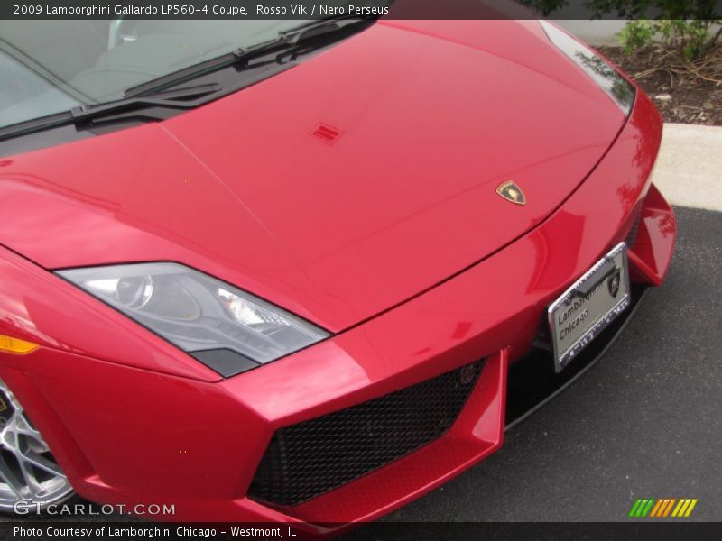 Rosso Vik / Nero Perseus 2009 Lamborghini Gallardo LP560-4 Coupe