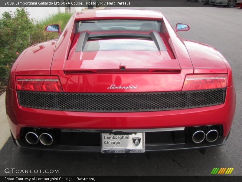 Rosso Vik / Nero Perseus 2009 Lamborghini Gallardo LP560-4 Coupe