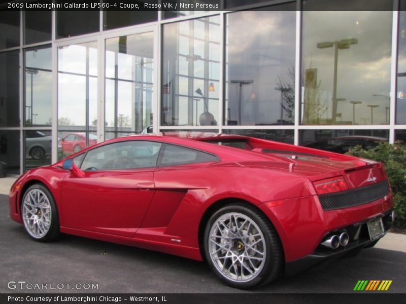 Rosso Vik / Nero Perseus 2009 Lamborghini Gallardo LP560-4 Coupe