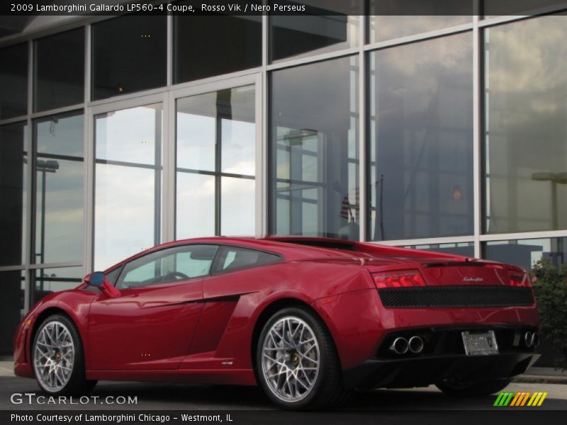 Rosso Vik / Nero Perseus 2009 Lamborghini Gallardo LP560-4 Coupe