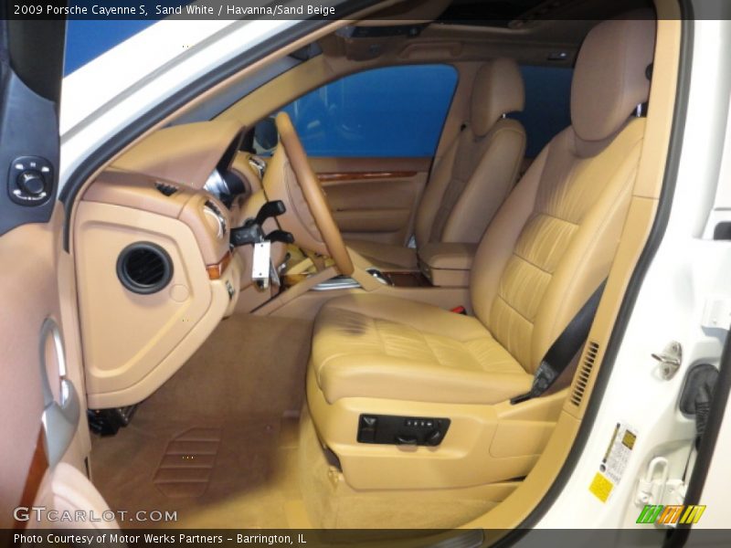 Sand White / Havanna/Sand Beige 2009 Porsche Cayenne S