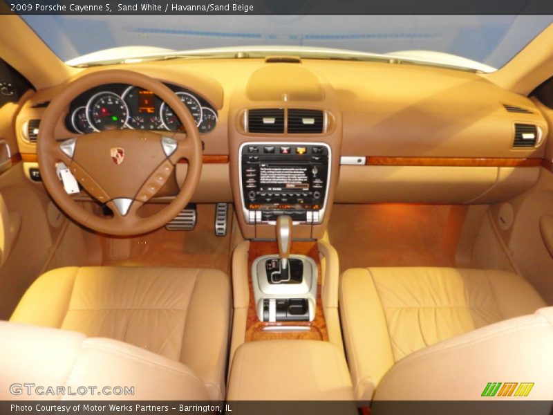 Sand White / Havanna/Sand Beige 2009 Porsche Cayenne S