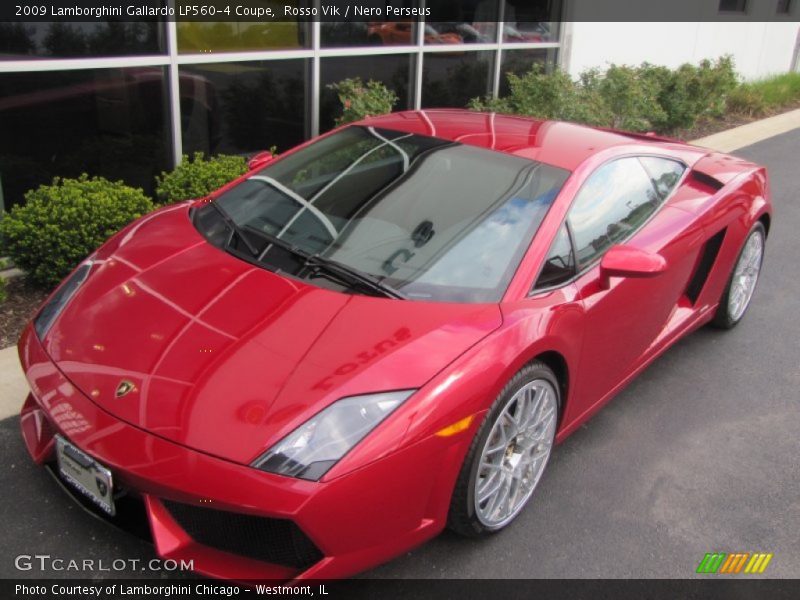 Rosso Vik / Nero Perseus 2009 Lamborghini Gallardo LP560-4 Coupe