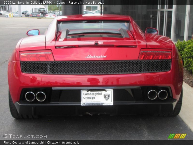Rosso Vik / Nero Perseus 2009 Lamborghini Gallardo LP560-4 Coupe