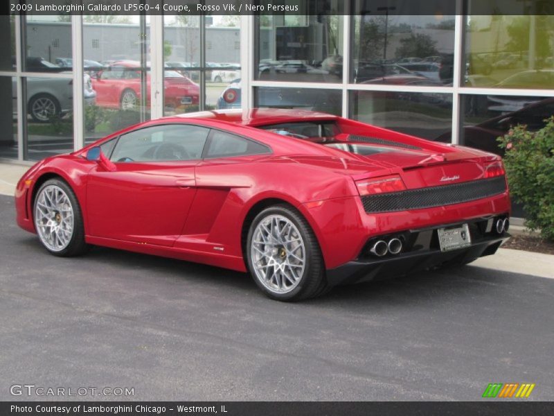 Rosso Vik / Nero Perseus 2009 Lamborghini Gallardo LP560-4 Coupe