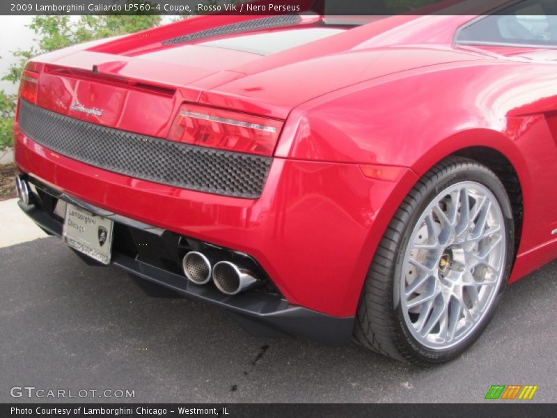 Rosso Vik / Nero Perseus 2009 Lamborghini Gallardo LP560-4 Coupe