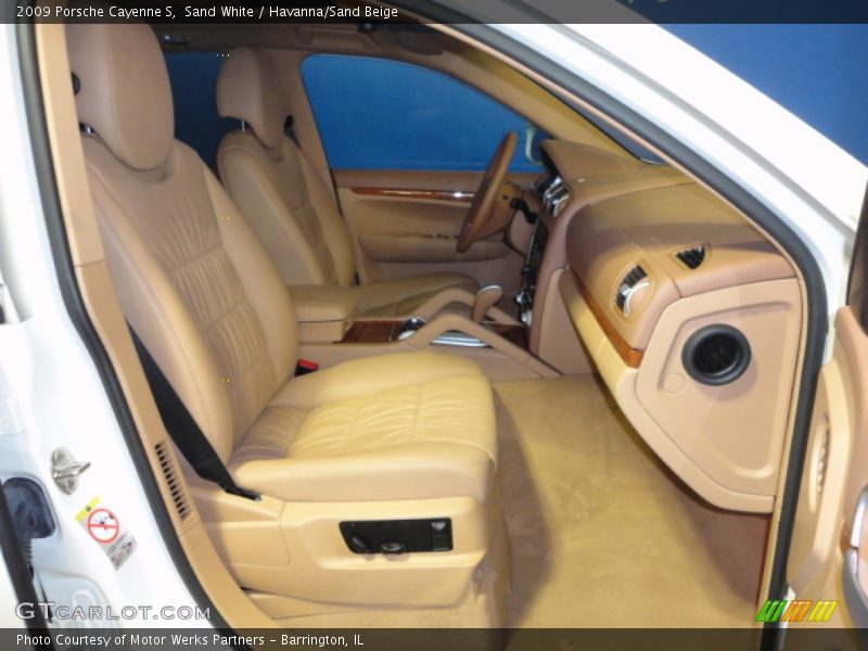 Sand White / Havanna/Sand Beige 2009 Porsche Cayenne S